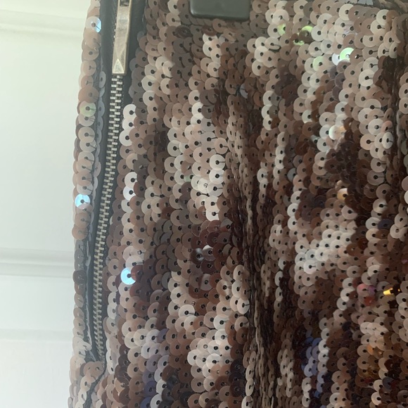 Rachel Roy snake skin color sequined mini skirt - Picture 6 of 6